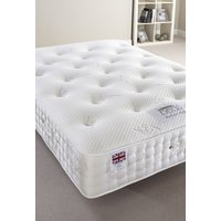 Somnior The Silk 2500 Warmth Retaining Natural Fibre Pocket Spring Mattress in White | Size: Small Single