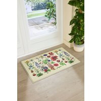 Artsy Mats Botanicals Doormat in Yellow | Size: 90 cm x 60 cm