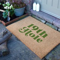 Artsy Mats 19th Hole Doormat (90 x 60cm) in Brown | Size: 90 cm x 60 cm