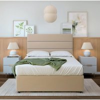 Bedmaster Majestic 1000 Pocket Sprung Plush Velvet 2 Drawer Divan Set in Natural | Size: Single
