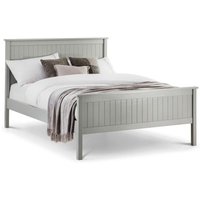 Ashfield New England Dove Grey Lacquer Bed Frame | Size: King