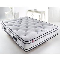 Somnior Silvercare 25cm Hybrid Bonnell Sprung Medium Firm Mattress in White | Size: Small Double