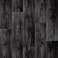 Vinyl Flooring UK Black Wood Effect 3.8mm Felt Backed Vinyl Flooring Sheet | Size: 3000mm x 1000mm