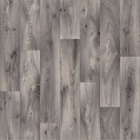Vinyl Flooring UK Grey Wood Effect 2.6mm Textile Backed Vinyl Flooring Sheet in Light Grey | Size: 4000mm x 3000mm