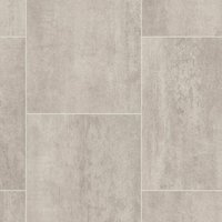 Vinyl Flooring UK Grey Tile Effect 2.0mm Felt Backing Vinyl Flooring Sheet | Size: 4000mm x 1000mm
