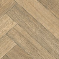 Vinyl Flooring UK Brown Wood Effect Anti Slip 2.0mm Vinyl Flooring Sheet in Beige | Size: 2000mm x 3000mm