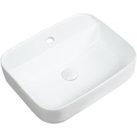 Clifton White Premium 500mm Square Countertop Basin