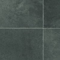 Vinyl Flooring UK Black Stone Tile Effect 2.0mm Sheet Vinyl | Size: 2000mm x 5000mm