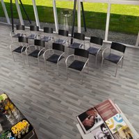 Vinyl Flooring UK Grey Wood Effect 2.0mm Cushion Backing Vinyl Flooring Sheet | Size: 3000mm x 4000mm