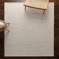 Cream Handmade Modern Abstract Polyester Easy To Clean Area cm x 230 cm