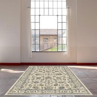 Traditional Easy to clean Machine Made Border Floral cm x 230 cm