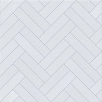 Vinyl Flooring UK White Tile Effect 3.8mm Felt Backed Vinyl Flooring Sheet | Size: 3000mm x 5000mm