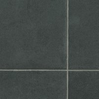 Vinyl Flooring UK Dark Grey Stone Effect 2.0mm Vinyl Flooring Sheet in Black | Size: 4000mm x 8000mm