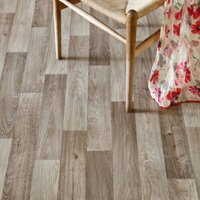 Vinyl Flooring UK Dark Beige Wood Effect 2.8mm Vinyl Flooring Sheet | Size: 3000mm x 2000mm