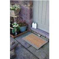 Artsy Mats Grey Classic Wavey Framed Doormat | Size: 40 cm x 60 cm