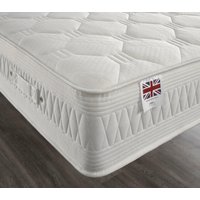 Somnior Star Pocket Cooltouch Quilted Memory & Reflex Foam Mattress 28cm/11" in White | Size: Single