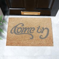 Artsy Mats Grey Come in, Go Away Doormat | Size: 40 cm x 60 cm