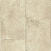 Vinyl Flooring UK Natural Tile Effect 2.0mm Felt Backed Vinyl Flooring Sheet | Size: 2000mm x 6000mm
