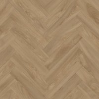 Vinyl Flooring UK Brown Herringbone Wood Effect 1.90mm Vinyl Flooring Sheet in Beige | Size: 2000mm x 7000mm
