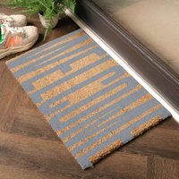 Artsy Mats Grey Large Full Welcome Doormat | Size: 40 cm x 60 cm
