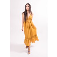 Linen Maxi Dress