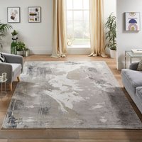 Modern Abstract Easy To Clean Area Ivory cm x 400 cm