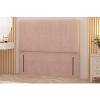 Somnior Austin Plush Velvet 54" Floor Standing Upholstered Divan Headboard in Pink | Size: King