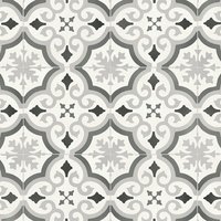 Vinyl Flooring UK White Grey Designer Effect 2.8mm Vinyl Flooring | Size: 3000mm x 5000mm