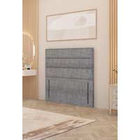 Somnior Chambery 54" Floor Standing Divan Headboard Upholstered Tweed Fabric in Grey | Size: King