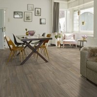 Vinyl Flooring UK Brown Wood Effect 2.0mm Cushion Backed Sheet Vinyl in Beige | Size: 2000mm x 9000mm