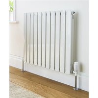 Clifton White Horizontal Double Panel Radiator 600mm (H) x 770mm (W)