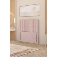 Somnior Alexas 54" Floor Standing Headboard Plush Velvet in Pink | Size: Double