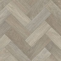Vinyl Flooring UK Neutral Herringbone Wood Effect 2.8mm Vinyl Flooring Sheet in Natural | Size: 2000mm x 6000mm