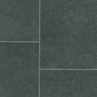 Vinyl Flooring UK Black Stone Tile Effect 2.0mm Vinyl Flooring Sheet | Size: 3000mm x 5000mm