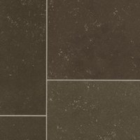 Vinyl Flooring UK Dark Brown Tile Effect 2.0mm Vinyl Flooring Sheet | Size: 3000mm x 4000mm