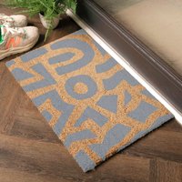 Artsy Mats Grey Random Big Shapes Doormat | Size: 40 cm x 60 cm