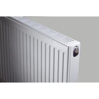 Clifton White Single Convector Panel Type 11 Radiator 900mm (H) x 600mm (W)