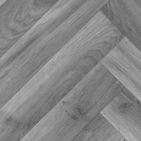 Vinyl Flooring UK Grey Wood Effect 2.0mm Cushion Backed Vinyl Flooring Sheet | Size: 4000mm x 6000mm