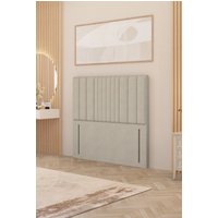Somnior Alexas 54" Floor Standing Headboard Tweed Fabric in Natural | Size: Small Single