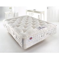 Somnior Elizabeth Two Sided Medium Soft & Medium Firm Mattress Natural Fillings in White | Size: Small Single