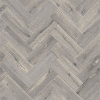Vinyl Flooring UK Grey Herringbone Wood Effect 2.3mm Vinyl Flooring Sheet | Size: 4000mm x 1000mm