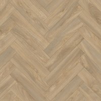Vinyl Flooring UK Brown Herringbone Wood Effect 1.90mm Vinyl Flooring | Size: 3000mm x 5000mm