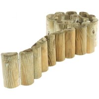 Cheshire 6" Pressure Treated Border Roll (4 Pack) in Natural