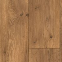 Vinyl Flooring UK Brown Wood Effect 2.3mm Foam Backed Vinyl Flooring Sheet | Size: 2000mm x 7000mm