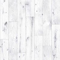 Vinyl Flooring UK White Wood Effect 2.6mm Textile Backed Vinyl Flooring Sheet | Size: 2000mm x 7000mm