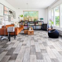 Vinyl Flooring UK Beige Wood Effect Cushion Backed 2.8mm Vinyl Flooring | Size: 2000mm x 7000mm