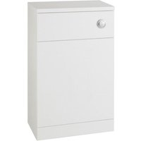Clifton Gloss White Bathroom Back to Wall WC Toilet Unit 60cm Wide
