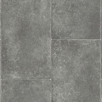 Vinyl Flooring UK Grey Tile Effect 2.0mm Felt Backed Vinyl Flooring Sheet | Size: 3000mm x 8000mm