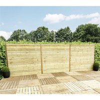 Marlborough 6FT Horizontal Pressure Treated 12mm Tongue & Groove Fence Panel in Natural