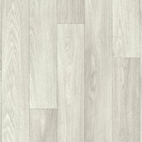 Vinyl Flooring UK Silver Wood Effect 2.0mm Felt Backed Vinyl Flooring Sheet in Grey | Size: 2000mm x 8000mm